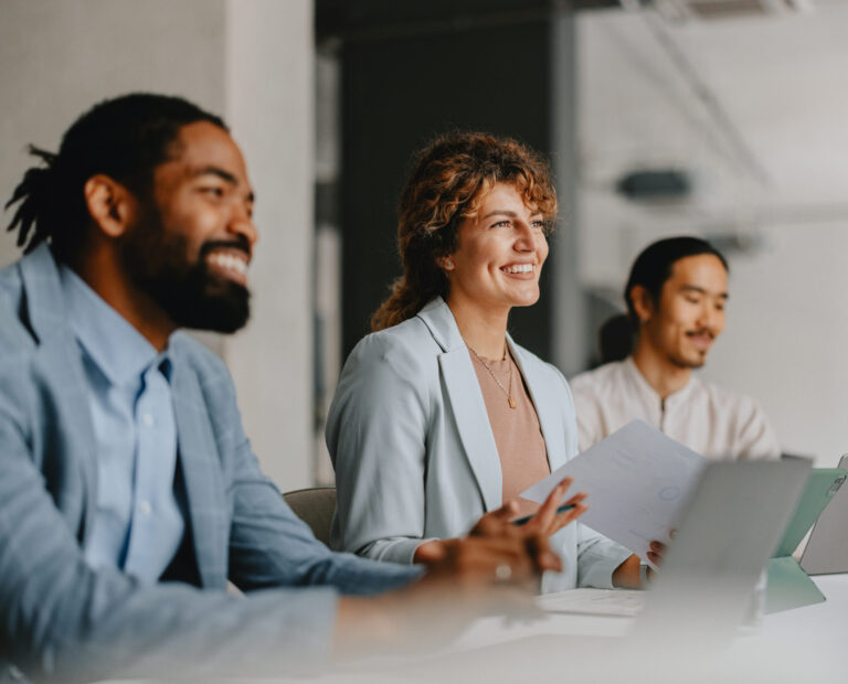 Diverse Group Of Colleagues Having A Business Meeting