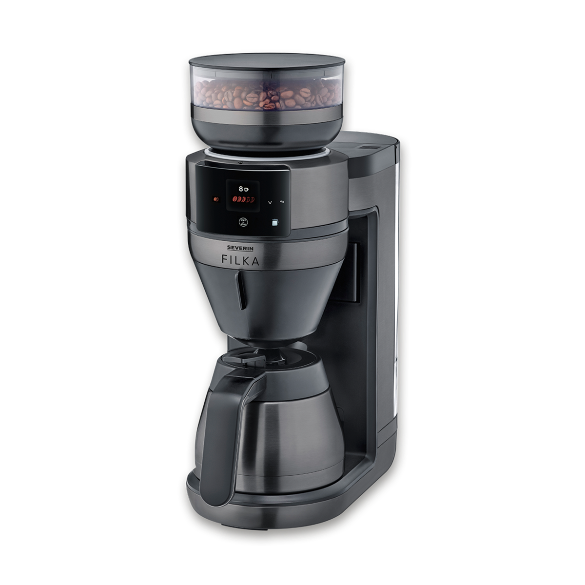 Filterkaffee-Vollautomat FILKA Dark Inox 4855