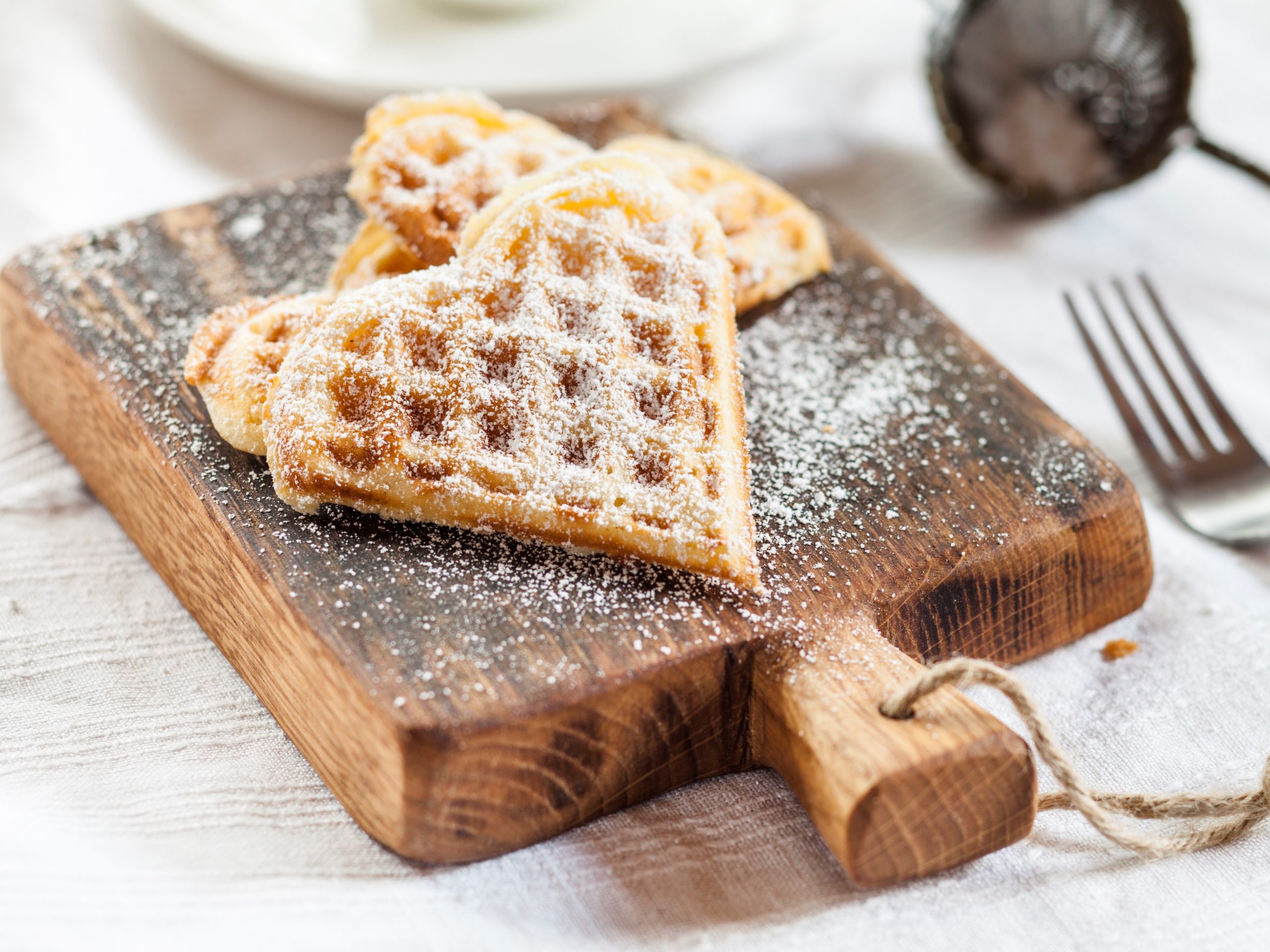 So simpel, so lecker: Süße Nusswaffeln