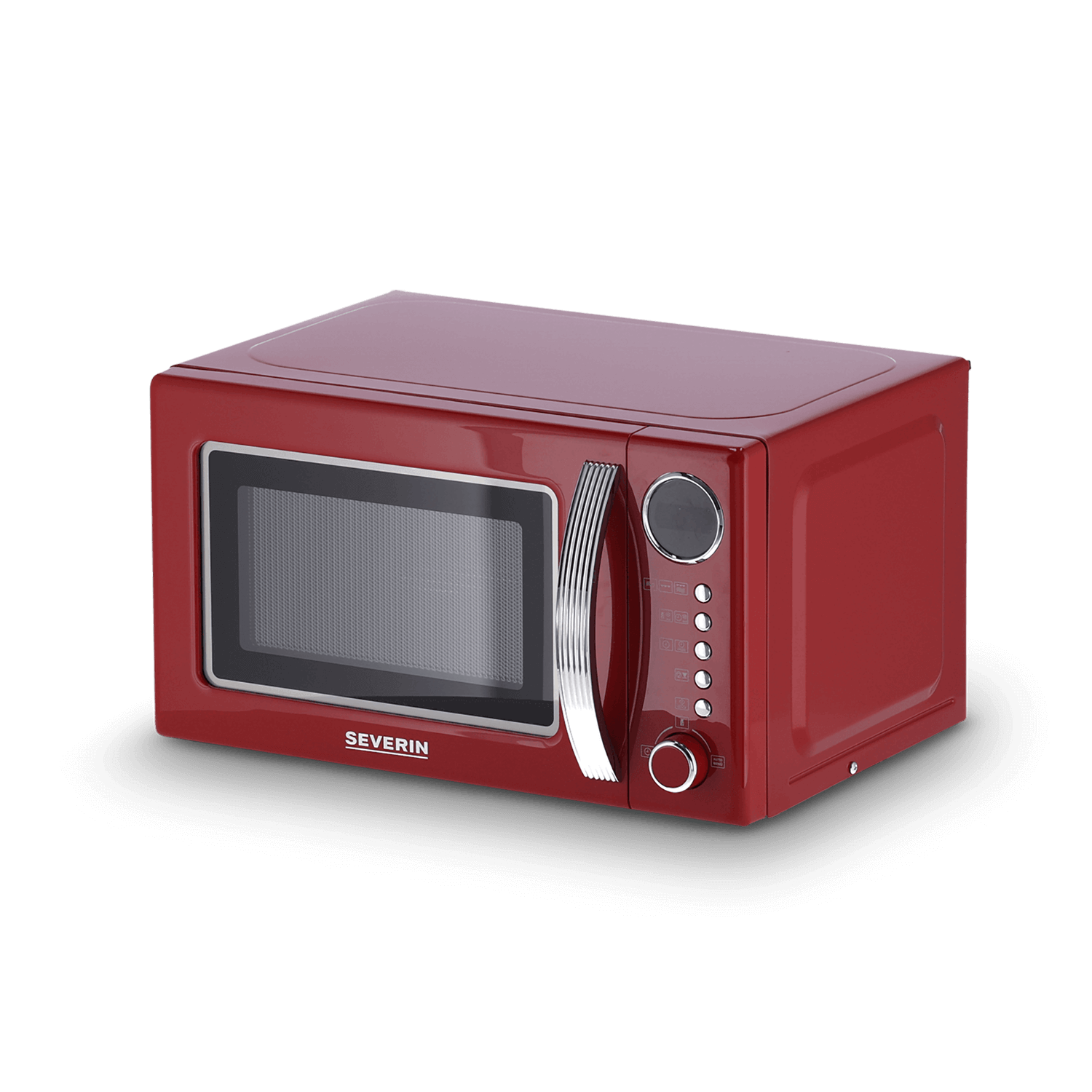 Retro-Mikrowelle mit Grillfunktion 2-in-1