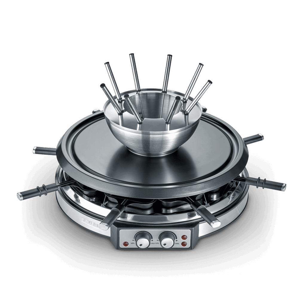 severin-raclette-und-fondue-rg-2348-raclette-fondue-kombination