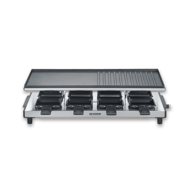 severin-raclette-und-fondue-rg-2375-raclette-mit-antihaftbeschichteter-grillplatte