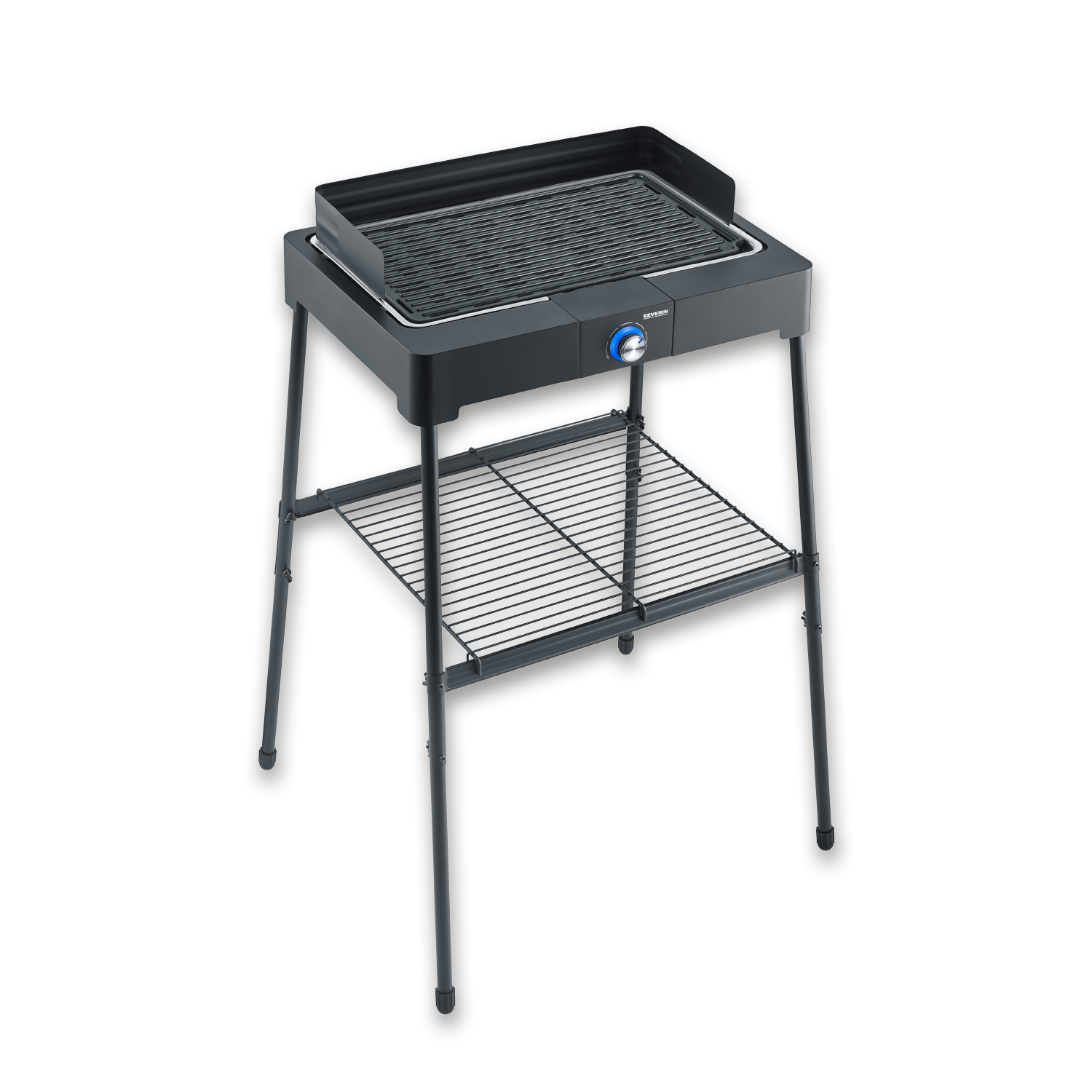Standgrill mit Grillplatte