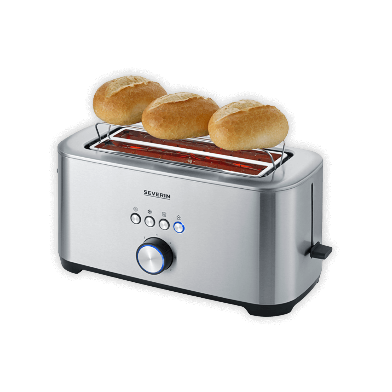Langschlitztoaster mit Bagel-Funktion
