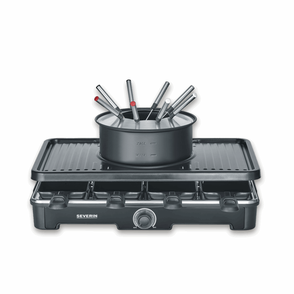 severin-raclette-und-fondue-rg-2347-raclette-fondue-kombination