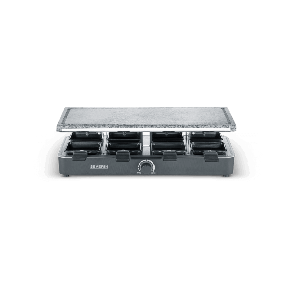 severin-raclette-und-fondue-rg-2372-raclette-partygrill-mit-naturgrillstein